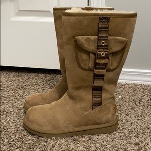 Cargo UGG Boots with Buckle Side Pocket